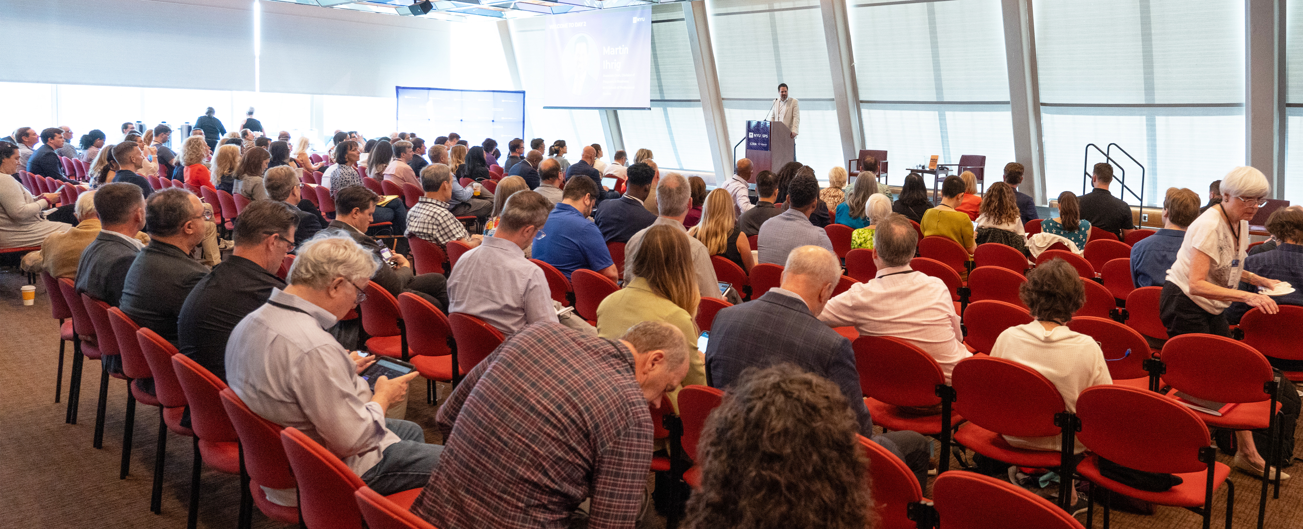 2025 NYU Coaching and Technology Summit audience
