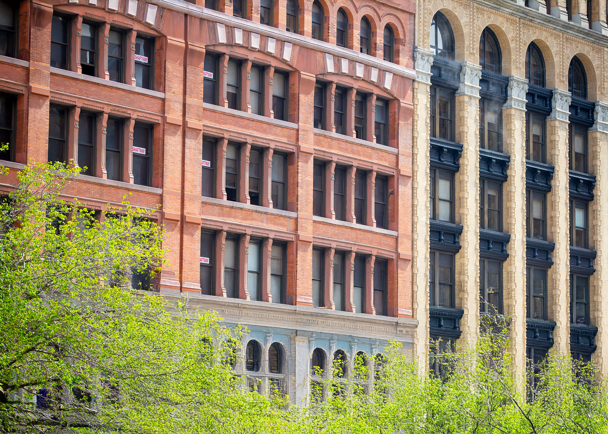 A nice building facade in NYC.
